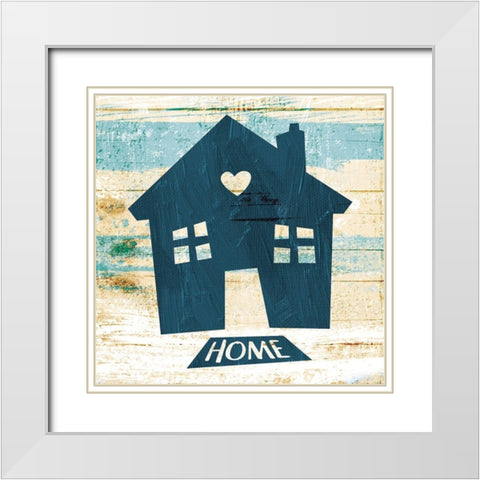 Home White Modern Wood Framed Art Print with Double Matting by Villa, Mlli