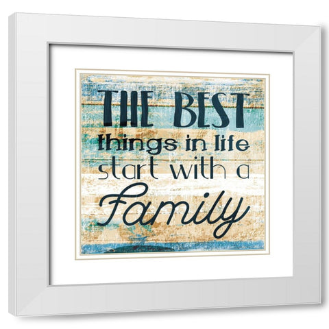 The Best White Modern Wood Framed Art Print with Double Matting by Villa, Mlli