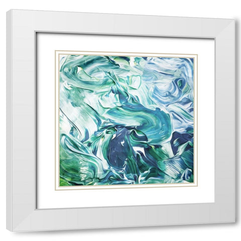 No Path White Modern Wood Framed Art Print with Double Matting by Villa, Mlli