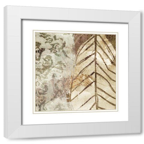 Mess Two White Modern Wood Framed Art Print with Double Matting by Villa, Mlli