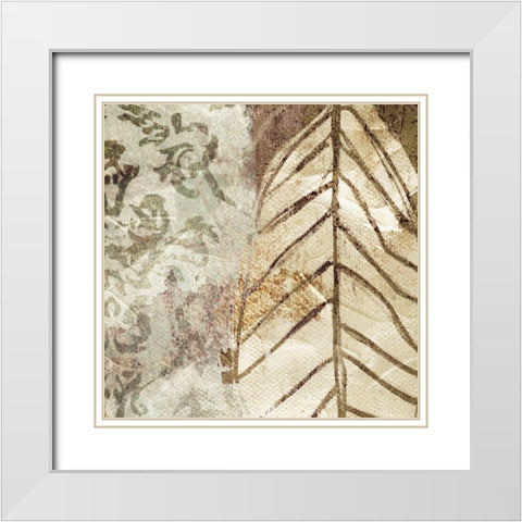 Mess Two White Modern Wood Framed Art Print with Double Matting by Villa, Mlli