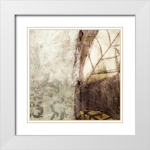 Mess Eight White Modern Wood Framed Art Print with Double Matting by Villa, Mlli