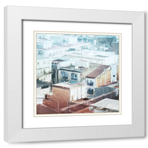 Small City High Mate White Modern Wood Framed Art Print with Double Matting by Villa, Mlli