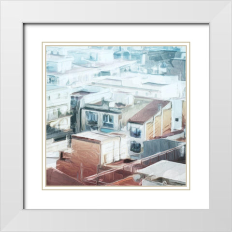 Small City High Mate White Modern Wood Framed Art Print with Double Matting by Villa, Mlli
