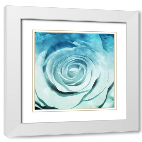 Sky Flower White Modern Wood Framed Art Print with Double Matting by Villa, Mlli
