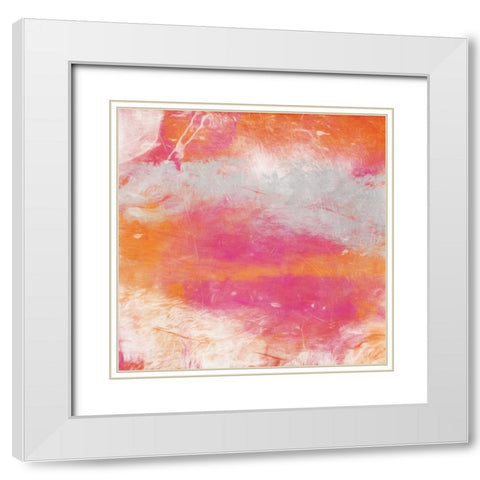 Bright Meditation White Modern Wood Framed Art Print with Double Matting by Villa, Mlli