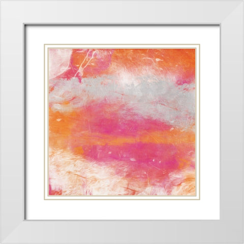 Bright Meditation White Modern Wood Framed Art Print with Double Matting by Villa, Mlli