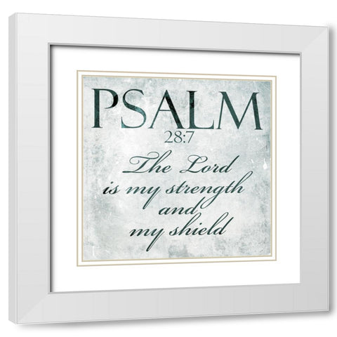Bold Lord White Modern Wood Framed Art Print with Double Matting by Villa, Mlli