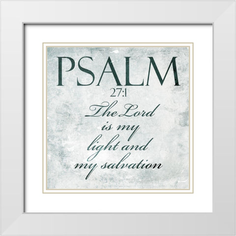 Bold Salvation White Modern Wood Framed Art Print with Double Matting by Villa, Mlli