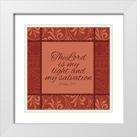 Burnt Salvation White Modern Wood Framed Art Print with Double Matting by Villa, Mlli