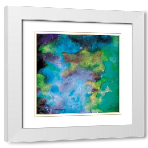 Chemical Mist Mate White Modern Wood Framed Art Print with Double Matting by Villa, Mlli