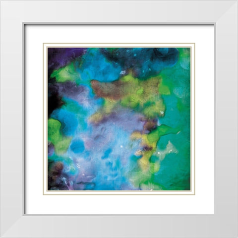 Chemical Mist Mate White Modern Wood Framed Art Print with Double Matting by Villa, Mlli