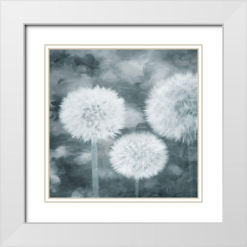 Make A Wish White Modern Wood Framed Art Print with Double Matting by Villa, Milli