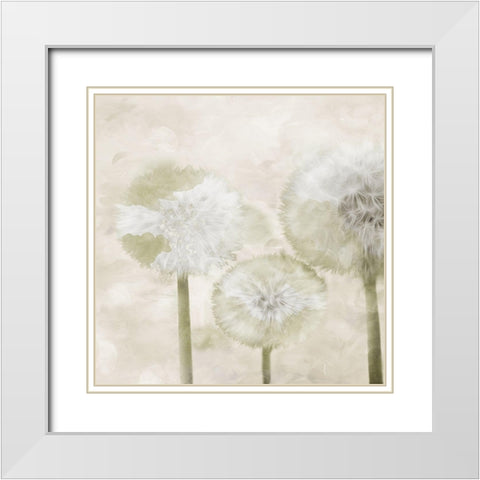 Make A Wish Cream White Modern Wood Framed Art Print with Double Matting by Villa, Mlli