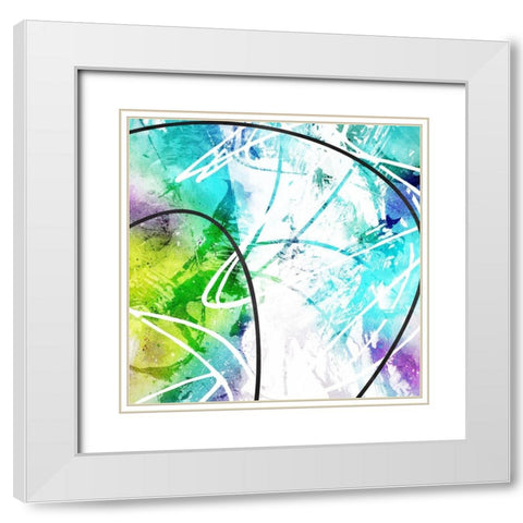 Calm Chaos White Modern Wood Framed Art Print with Double Matting by Villa, Mlli