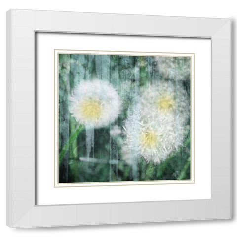 Day In The Rain White Modern Wood Framed Art Print with Double Matting by Villa, Mlli