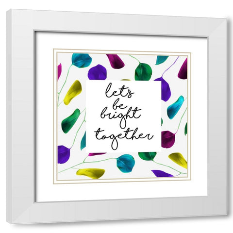 Add Love And Water White Modern Wood Framed Art Print with Double Matting by Villa, Mlli