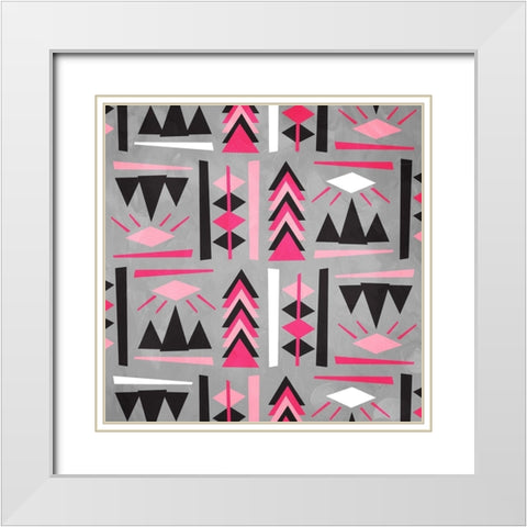 Stay In Your Lane White Modern Wood Framed Art Print with Double Matting by Villa, Mlli