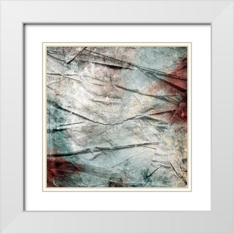 Fold White Modern Wood Framed Art Print with Double Matting by Villa, Mlli
