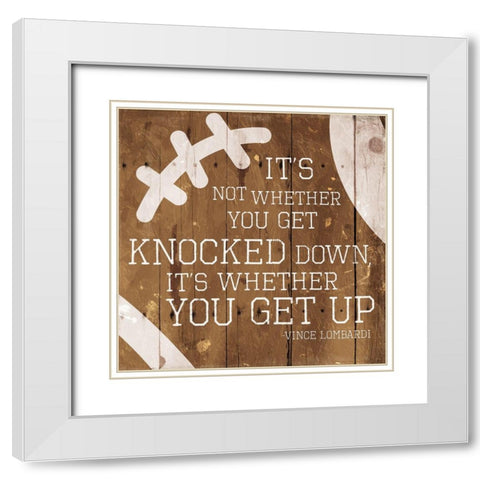 Knocked Down White Modern Wood Framed Art Print with Double Matting by Villa, Mlli