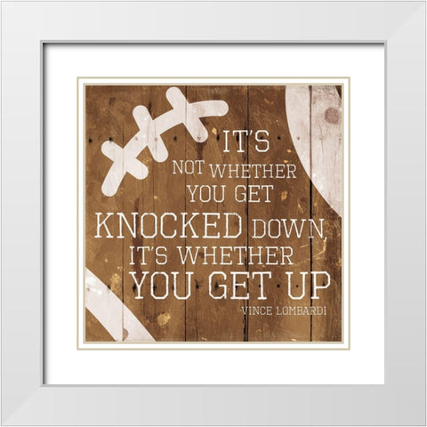 Knocked Down White Modern Wood Framed Art Print with Double Matting by Villa, Mlli