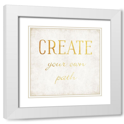 Create White Modern Wood Framed Art Print with Double Matting by Villa, Mlli