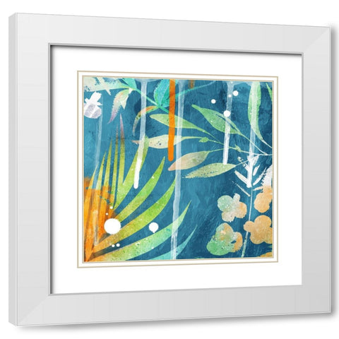 Tropical Thoughts One White Modern Wood Framed Art Print with Double Matting by Villa, Mlli