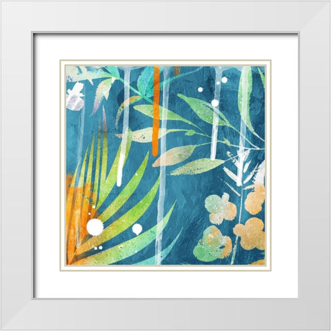 Tropical Thoughts One White Modern Wood Framed Art Print with Double Matting by Villa, Mlli