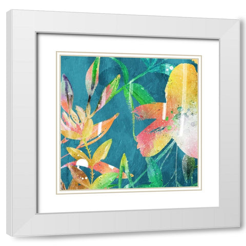 Tropical Thoughts Three White Modern Wood Framed Art Print with Double Matting by Villa, Mlli