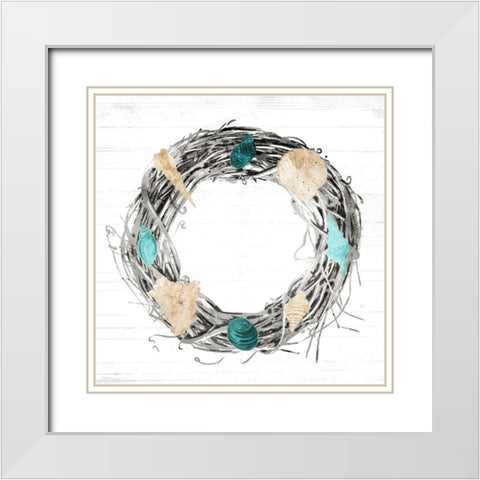 Time For the Coast Mate White Modern Wood Framed Art Print with Double Matting by Villa, Mlli