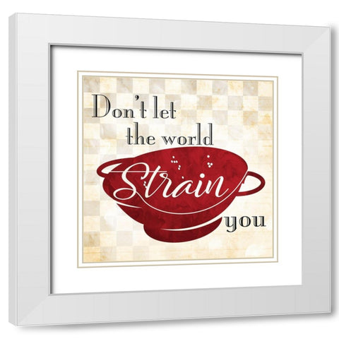 Strain Traditional White Modern Wood Framed Art Print with Double Matting by Villa, Mlli