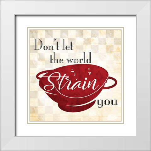 Strain Traditional White Modern Wood Framed Art Print with Double Matting by Villa, Mlli