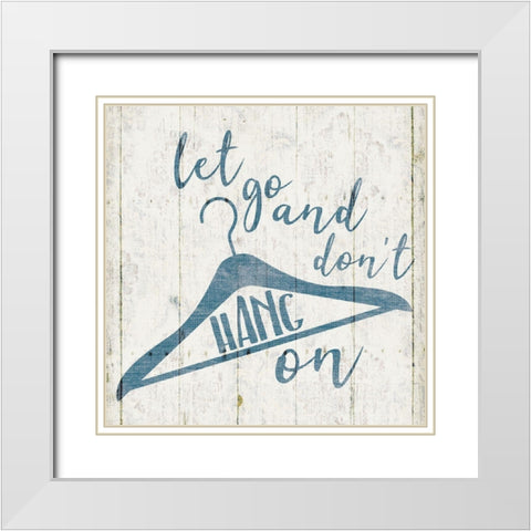 Hang On White Modern Wood Framed Art Print with Double Matting by Villa, Mlli