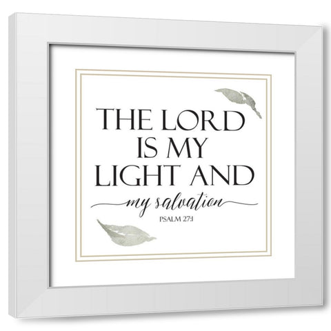 My Salvation White Modern Wood Framed Art Print with Double Matting by Villa, Milli
