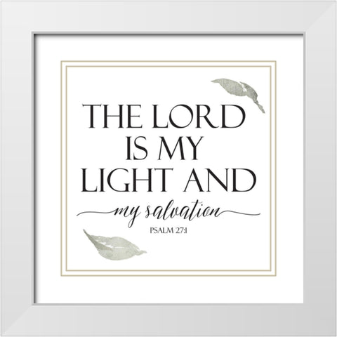 My Salvation White Modern Wood Framed Art Print with Double Matting by Villa, Milli