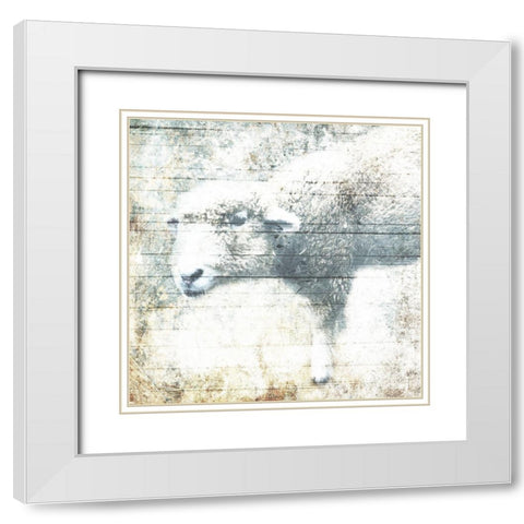 Wake Up Time White Modern Wood Framed Art Print with Double Matting by Villa, Mlli