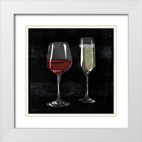 ReBeverages White Modern Wood Framed Art Print with Double Matting by Villa, Milli