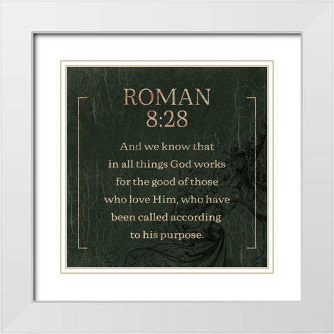 Roman Swamp White Modern Wood Framed Art Print with Double Matting by Villa, Milli