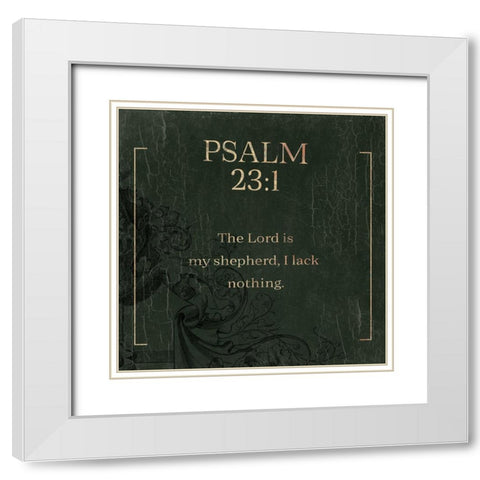 Psalm 231 Swamp White Modern Wood Framed Art Print with Double Matting by Villa, Milli