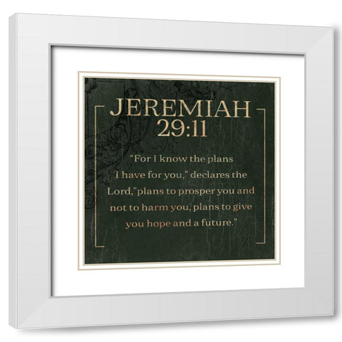 Jeremiah Swamp White Modern Wood Framed Art Print with Double Matting by Villa, Milli