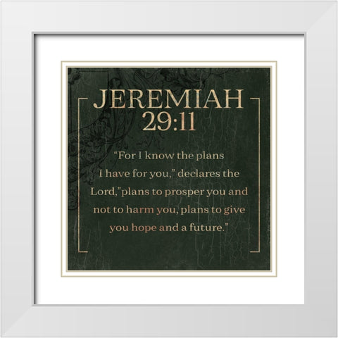 Jeremiah Swamp White Modern Wood Framed Art Print with Double Matting by Villa, Milli