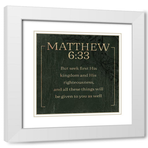 Matthew Swamp White Modern Wood Framed Art Print with Double Matting by Villa, Milli
