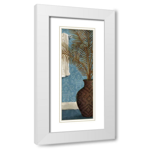 Bath Vessels White Modern Wood Framed Art Print with Double Matting by OnRei