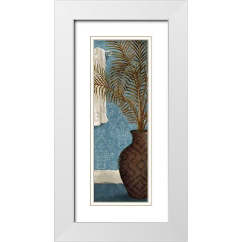 Bath Vessels White Modern Wood Framed Art Print with Double Matting by OnRei