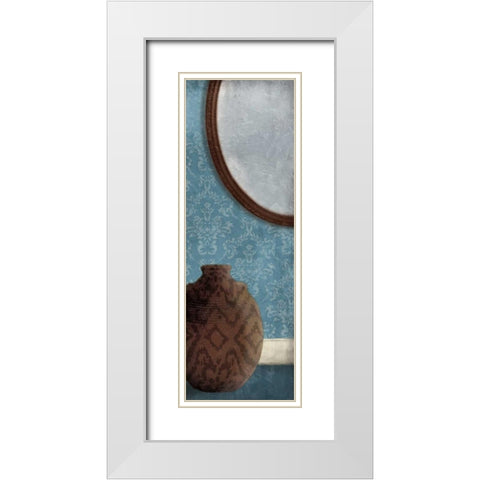 Bath Vessels Mate White Modern Wood Framed Art Print with Double Matting by OnRei