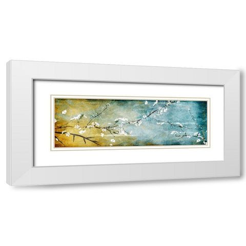 In The Wind White Modern Wood Framed Art Print with Double Matting by OnRei