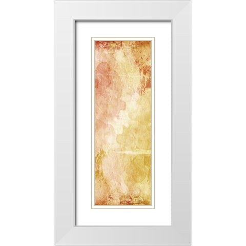 Harmonious Warmth Two White Modern Wood Framed Art Print with Double Matting by OnRei