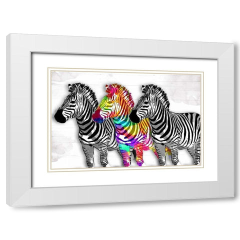 One Of A Kind White Modern Wood Framed Art Print with Double Matting by OnRei