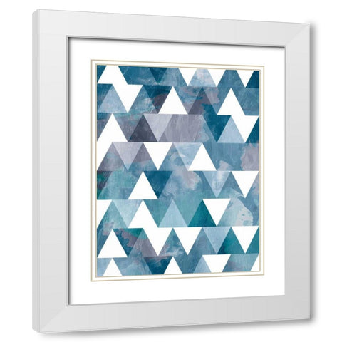 Sky Windows White Modern Wood Framed Art Print with Double Matting by OnRei