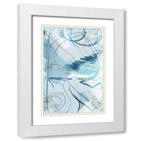 Get It Out Mate White Modern Wood Framed Art Print with Double Matting by OnRei